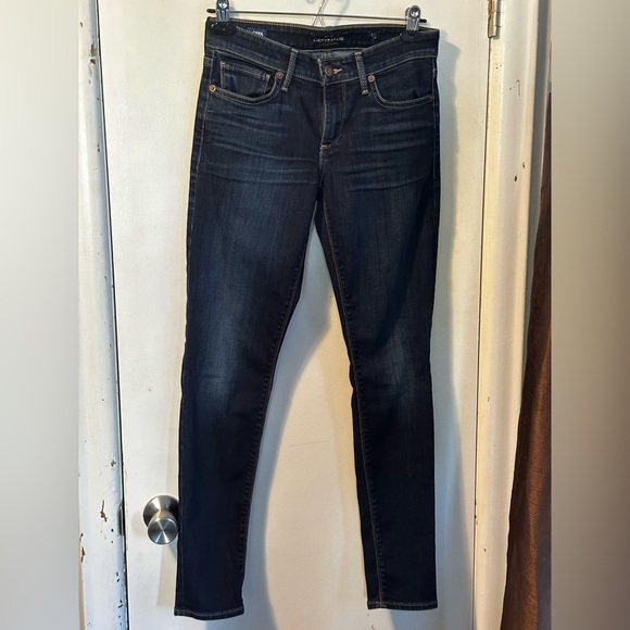 Lucky Brand -Stella Skinny size 2/16. Dark blue wash. - Picture 1 of 10